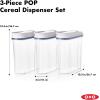 imageOXO Good Grips Airtight POP Large Cereal Dispenser 45 Qt3 Count Pack of 1