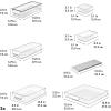 imageOXO Good Grips Fridge Organization Set 8 CountPack of 18 CountPack of 1