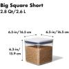 imageOXO Good Grips POP Container  44 Qt42 L Airtight Food Storage Containers28 Qt  Square  Sugar