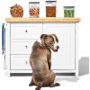 imageOXO Good Grips Pet POP Container  60 Qt57 L with Half Scoop Ideal for up to 65lbs of Dog Food or 45lbs of Cat Food Airtight Dog and Cat Food Storage Container BPA Free ClearPet POP 28 Qt
