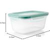 imageOXO Good Grips Smart Seal Leakproof Plastic Airtight Food Storage Container Set16 Piece
