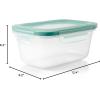 imageOXO Good Grips Smart Seal Leakproof Plastic Airtight Food Storage Container Set16 Piece
