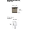 imageOXO Steel POP Container Short Rectangle 17 Qt for Brown Sugar Dried Beans and MoreGrey17 QT Coffee Container
