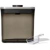 imageOXO Steel POP Container Short Rectangle 17 Qt for Brown Sugar Dried Beans and MoreGrey17 QT Coffee Container