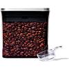 imageOXO Steel POP Container Short Rectangle 17 Qt for Brown Sugar Dried Beans and MoreGrey17 QT Coffee Container