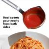 imageOXO Carving Set SoftGrip Duo Designed for Effortless Carving and Serving 2Piece Fork ampamp Knife Set  Spear Secure Cut ampamp Serve Roasted MeatLadle