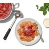 imageOXO Carving Set SoftGrip Duo Designed for Effortless Carving and Serving 2Piece Fork ampamp Knife Set  Spear Secure Cut ampamp Serve Roasted MeatLadle
