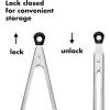 imageOXO Good Grips 12Inch StainlessSteel Locking Tongs7Inch Mini 2Pack