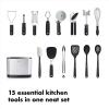 imageOXO Good Grips 15Piece Everyday Kitchen Utensil Set15Piece