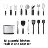 imageOXO Good Grips 15Piece Everyday Kitchen Utensil Set15Piece