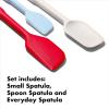 imageOXO Good Grips 3 Piece Silicone Spatula Set One Size Multi MulticolorSpatula Set  Jar Spatula  Oat