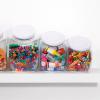 imageOXO Good Grips 30 Qt POP Medium Cookie Jar  Airtight Food Storage  for Snacks and More White and ClearMedium Jar  3 Qt Pack of 8