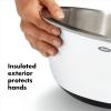 imageOXO Good Grips 3Piece StainlessSteel Mixing Bowl SetWhite