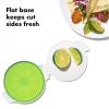 imageOXO Good Grips Cut ampamp Keep Reusable Silicone Onion SaverLemonLime Saver Set