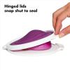 imageOXO Good Grips Cut ampamp Keep Reusable Silicone Onion SaverOnionLemon Saver Set