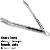 imageOXO Good Grips Grilling Tools Tongs BlackTongs