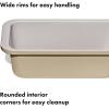 imageOXO Good Grips NonStick Pro Ceramic Coated Metal Bakeware 9 x 13 Cake Pan  Storm BlueBiscuit