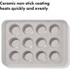 imageOXO Good Grips NonStick Pro Ceramic Coated Metal Bakeware 9 x 13 Cake Pan  Storm BlueBiscuit