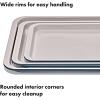 imageOXO Good Grips NonStick Pro Ceramic Coated Metal Bakeware 9 x 13 Cake Pan  Storm BlueStorm Blue