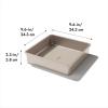 imageOXO Good Grips NonStick Pro Round Cake Pan 9 InchSquare 9 x 9 Pack of 6