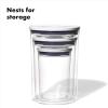 imageOXO Good Grips Round POP 203 Piece Graduated Set 15 33 52 qt included White3 pack  15  33  52 qt