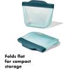 imageOXO Good Grips Silicone Reusable Bag  StandUp Half Gallon 64 oz  LagoonLagoon