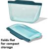imageOXO Good Grips Silicone Reusable Bag  StandUp Half Gallon 64 oz  LagoonLagoon