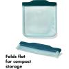 imageOXO Good Grips Silicone Reusable Bag  StandUp Half Gallon 64 oz  LagoonLagoon