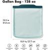 imageOXO Good Grips Silicone Reusable Bag  StandUp Half Gallon 64 oz  LagoonLagoon