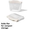 imageOXO Good Grips Silicone Reusable Bag  StandUp Half Gallon 64 oz  LagoonOat