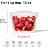 imageOXO Good Grips Silicone Reusable Bag  StandUp Half Gallon 64 oz  LagoonOat