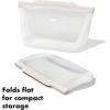 imageOXO Good Grips Silicone Reusable Bag  StandUp Half Gallon 64 oz  LagoonOat
