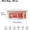 imageOXO Good Grips Silicone Reusable Bag  StandUp Half Gallon 64 oz  LagoonOat