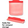 imageOXO Good Grips Silicone Reusable Bag  StandUp Half Gallon 64 oz  LagoonWatermelon