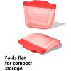 imageOXO Good Grips Silicone Reusable Bag  StandUp Half Gallon 64 oz  LagoonWatermelon