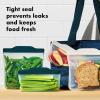 imageOXO Good Grips Silicone Reusable Bags  4 Piece Lunch Set  OatLagoonLunch Set