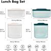 imageOXO Good Grips Silicone Reusable Bags  4 Piece Lunch Set  OatLagoonLunch Set
