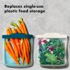 imageOXO Good Grips Silicone Reusable Bags  4 Piece Lunch Set  OatLagoonStarter Set
