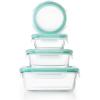 imageOXO Good Grips Smart Seal Airtight Container 12 Piece Glass Container Set12Piece