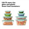 imageOXO Good Grips Smart Seal Airtight Container 12 Piece Glass Container Set4 Piece Mini Set
