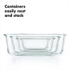 imageOXO Good Grips Smart Seal Airtight Container 12 Piece Glass Container Set4 Piece Mini Set