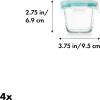 imageOXO Good Grips Smart Seal Airtight Container 12 Piece Glass Container Set4 Piece Mini Set