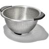 imageOXO Good Grips Stainless Steel Colander 3 qt and 5 qt Capacities Strainer with NonSlip Handles Kitchen Colander for Pasta and Vegetables Nesting Stainless Steel Strainer and Sieve5 Qt Stainless Steel Colander