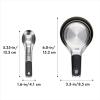 imageOXO Good Grips Stainless Steel Measuring Cups and Spoons 8Piece Set 4 Cups and 4 SpoonsSet