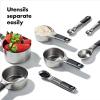 imageOXO Good Grips Stainless Steel Measuring Cups and Spoons 8Piece Set 4 Cups and 4 SpoonsSet