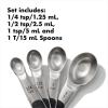 imageOXO Good Grips Stainless Steel Measuring Cups and Spoons 8Piece Set 4 Cups and 4 SpoonsSpoons