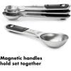 imageOXO Good Grips Stainless Steel Measuring Cups and Spoons 8Piece Set 4 Cups and 4 SpoonsSpoons