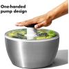 imageOXO Good Grips Stainless Steel Salad Spinner 634 Qt6274Quart Pack of 4