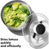 imageOXO Good Grips Stainless Steel Salad Spinner 634 Qt6274Quart Pack of 4
