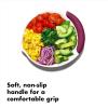 imageOXOplastic Good Grips 3Piece Mixing Bowl Set  Blueberry Jam ampamp Seltzer Handles47 LITERS LargeRedGreenBlue
